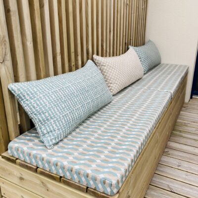 Confection de coussins outdoor